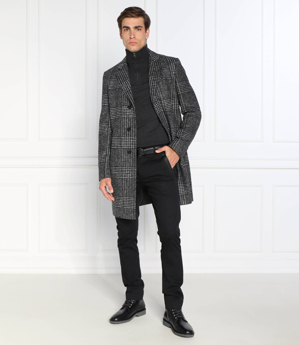 свитер zip mock Tommy Hilfiger - графитовый(MW0MW28049)