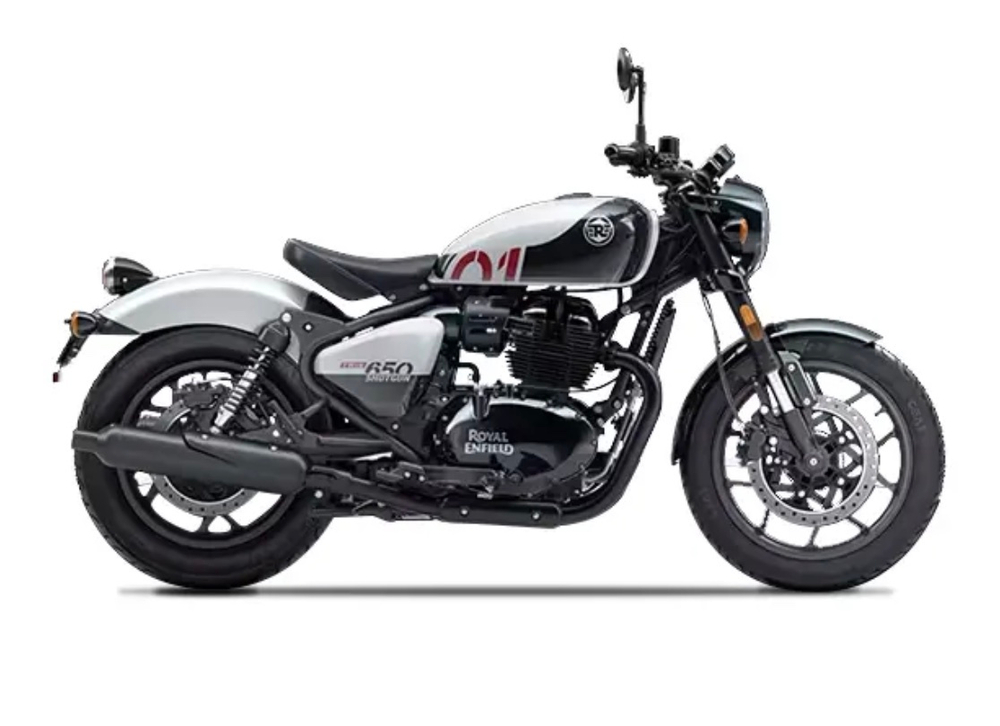 Royal Enfield Shotgun 650 Stencil White (Premium) 2026