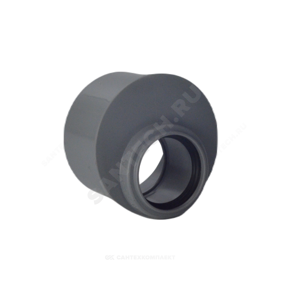 Переход PP-H эксцентрический короткий серый HT HTR Дн 110х50 б/нап в/к Ostendorf 115725