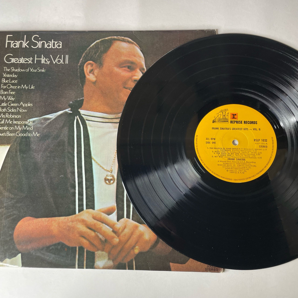 Винтажная виниловая пластинка LP Frank Sinatra, Greatest Hits, Vol. II (Англия 1973) My Way