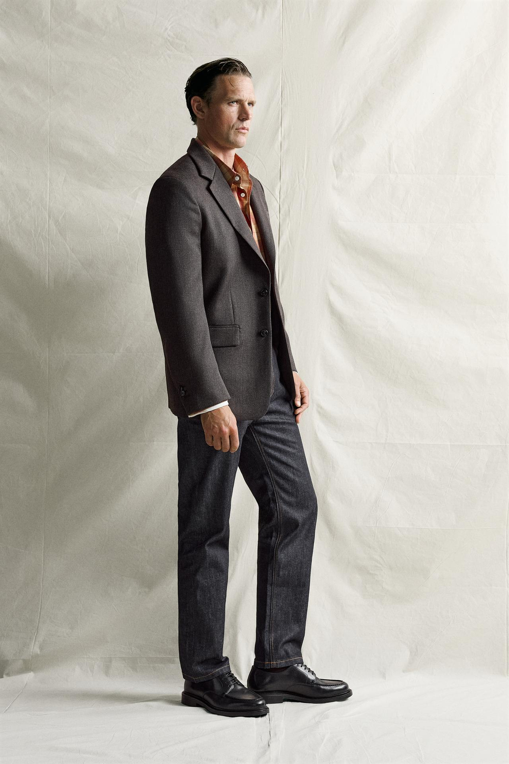 ZARA ДЖИНСЫ STRAIGHT FIT, ИНДИГО