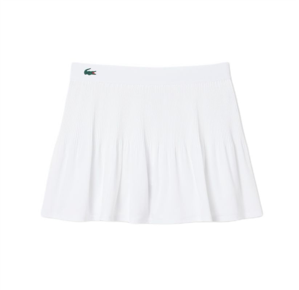 Теннисная юбка Lacoste Ultra Dry Tennis with Liner - white