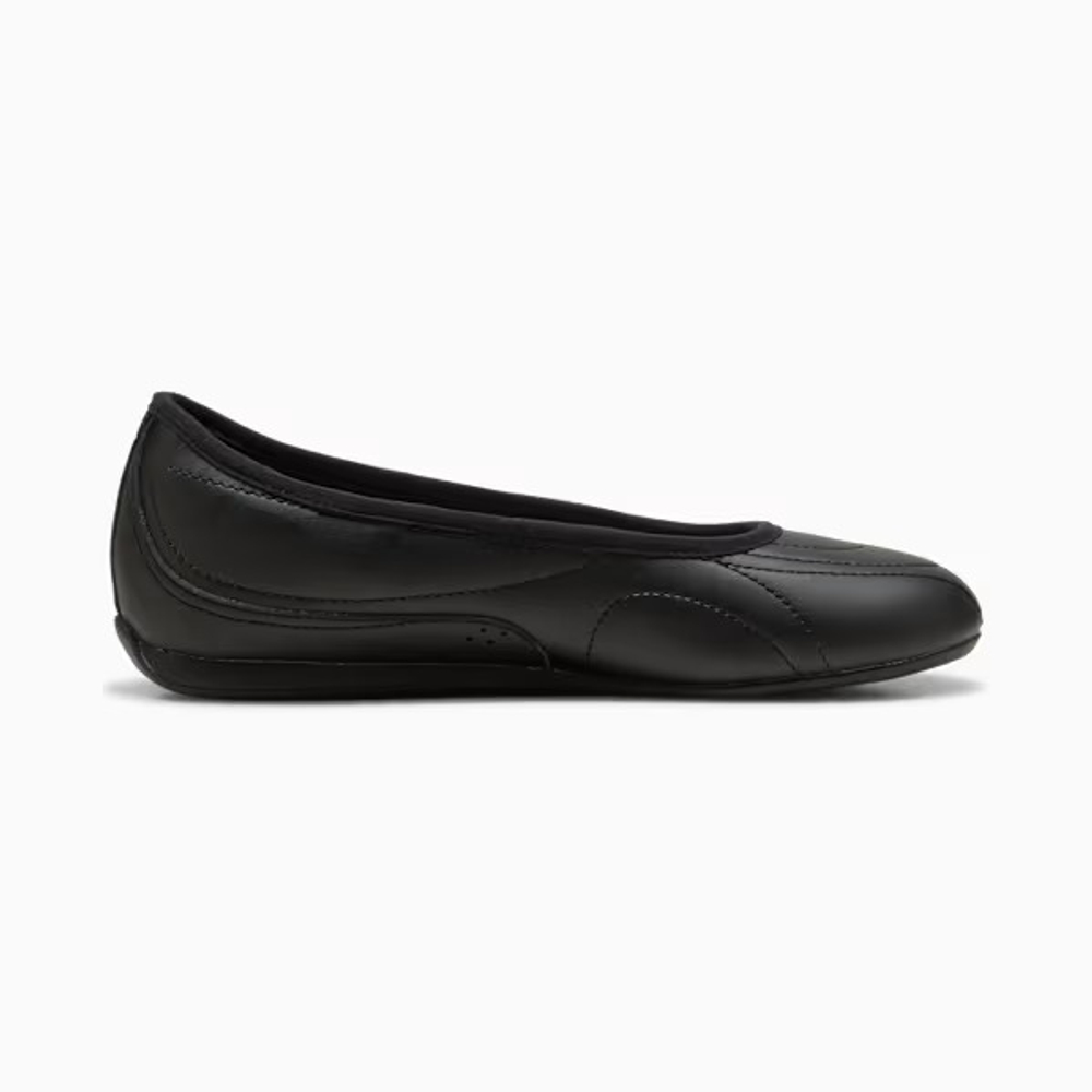 PUMA Кроссовки-балетки Catch, черный/розовый