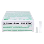 Игла для мезотерапии SFM ETW 31G 0,25 х 8 мм 50 шт