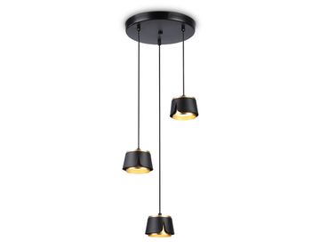 Подвесной светильник со сменной лампой 3*GX53 TN71252/3 BK/GD чёрный/золото Techno family Ambrella