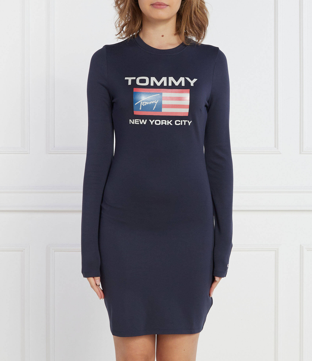 Платье Tommy Jeans - темно-синий(DW0DW15889)