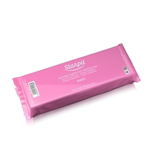 Белые полоски для депиляции 7,5x23см Starpil Basic 100шт