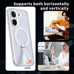 Прозрачный чехол Mesh Pro Magnetic Case для Poco X8 Pro 5G