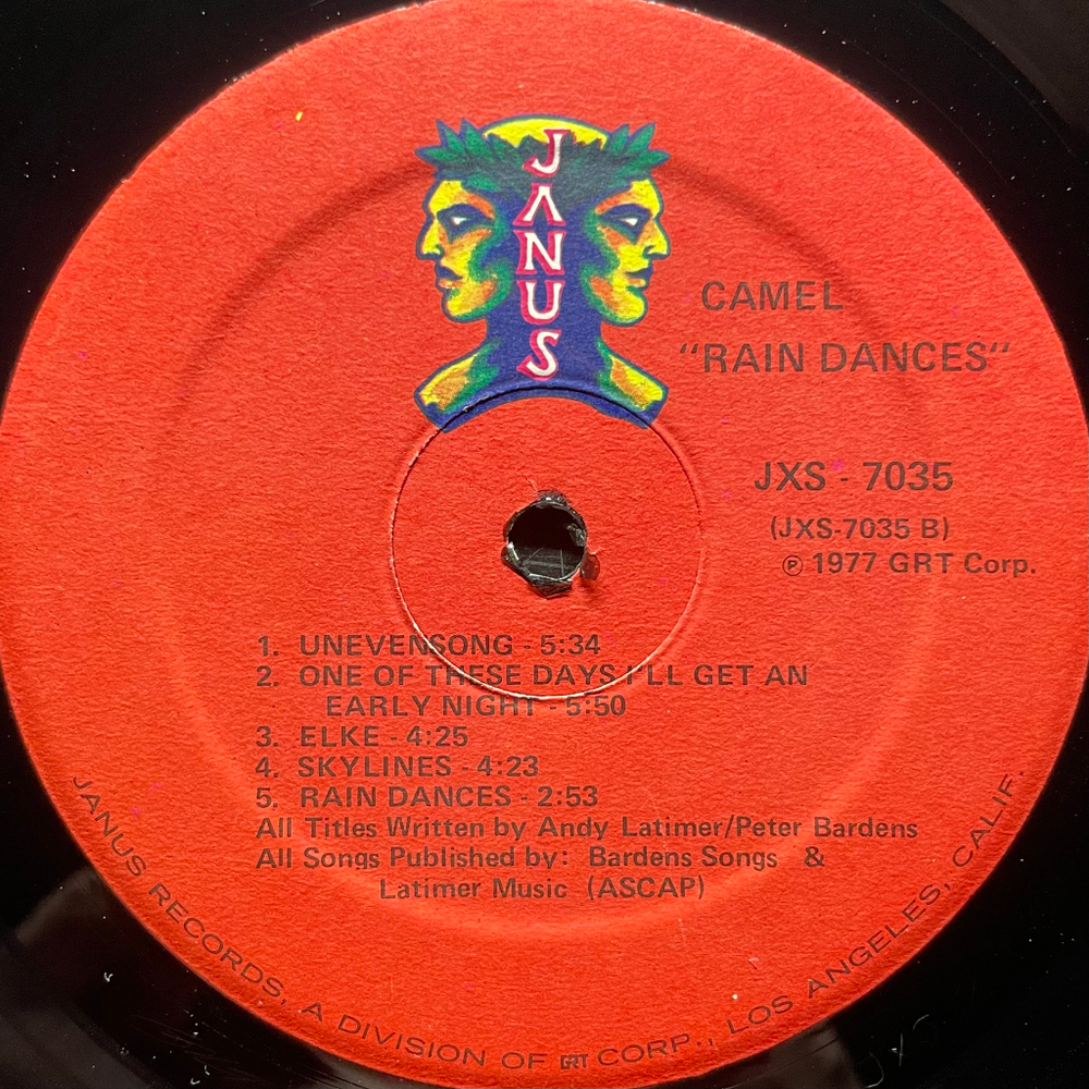 Camel ‎– Rain Dances (США 1977г.)