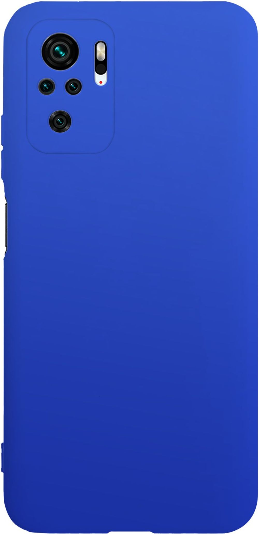 Мягкий Soft Touch чехол из силикона для XIAOMI REDMI NOTE 10 / 10S и POCO M5s с бархатной подкладкой