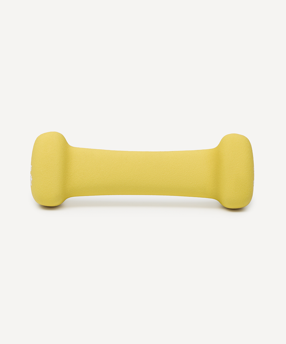 Гантель неопреновая STARFIT DB-205 0,5 кг, желтый, пара