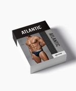 Мужские трусы слипы спорт Atlantic, 1 шт. в уп., пима хлопок, темный-хаки, MP-1589