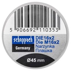 Плашка M16x2/Ф45 Scheppach Sch-DIE16x2