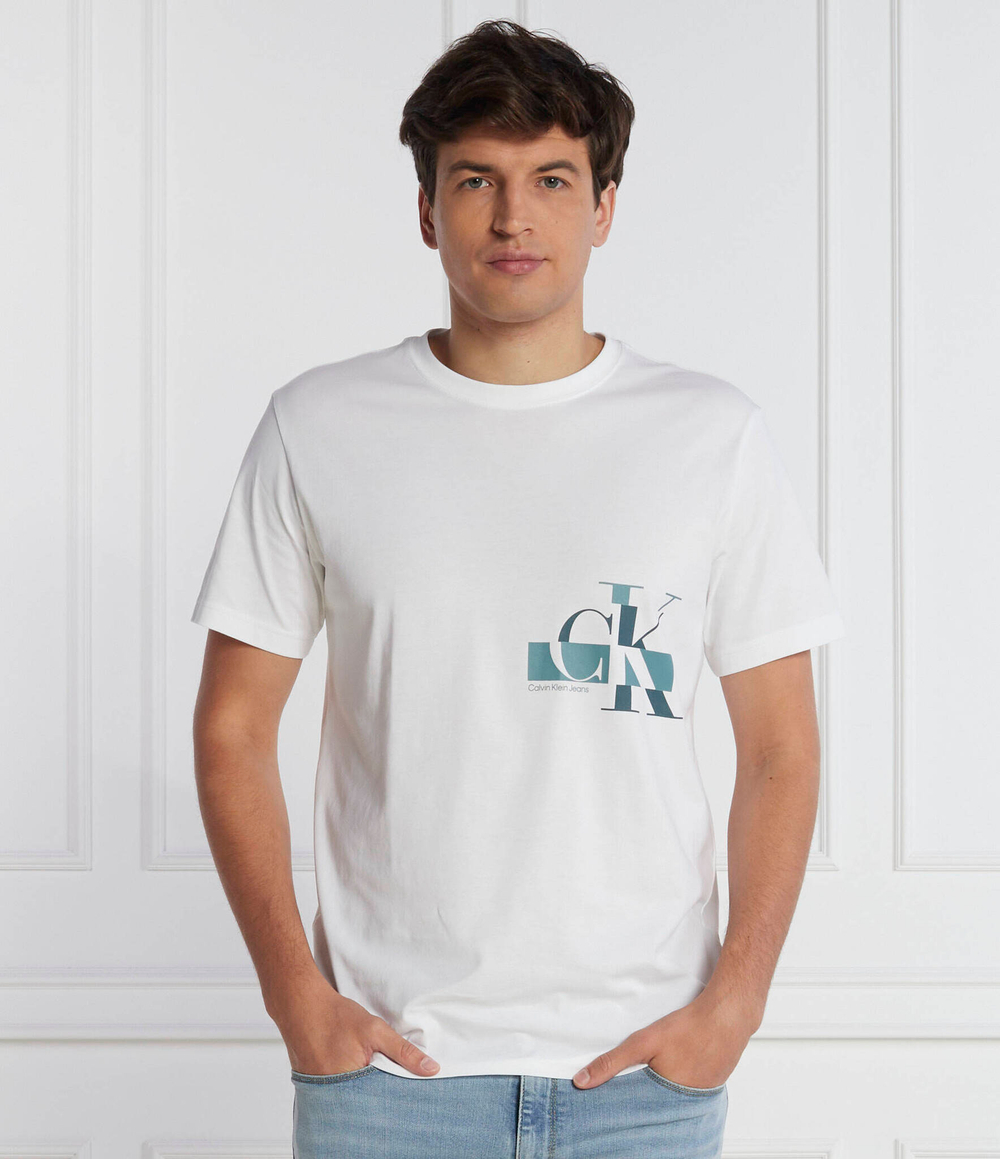 Футболка CALVIN KLEIN JEANS - белый(J30J324019)