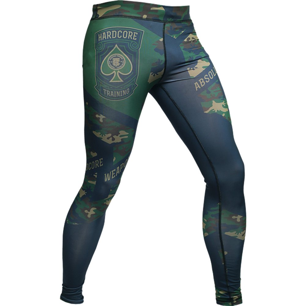 Компрессионные штаны Absolute Weapon Camo Green