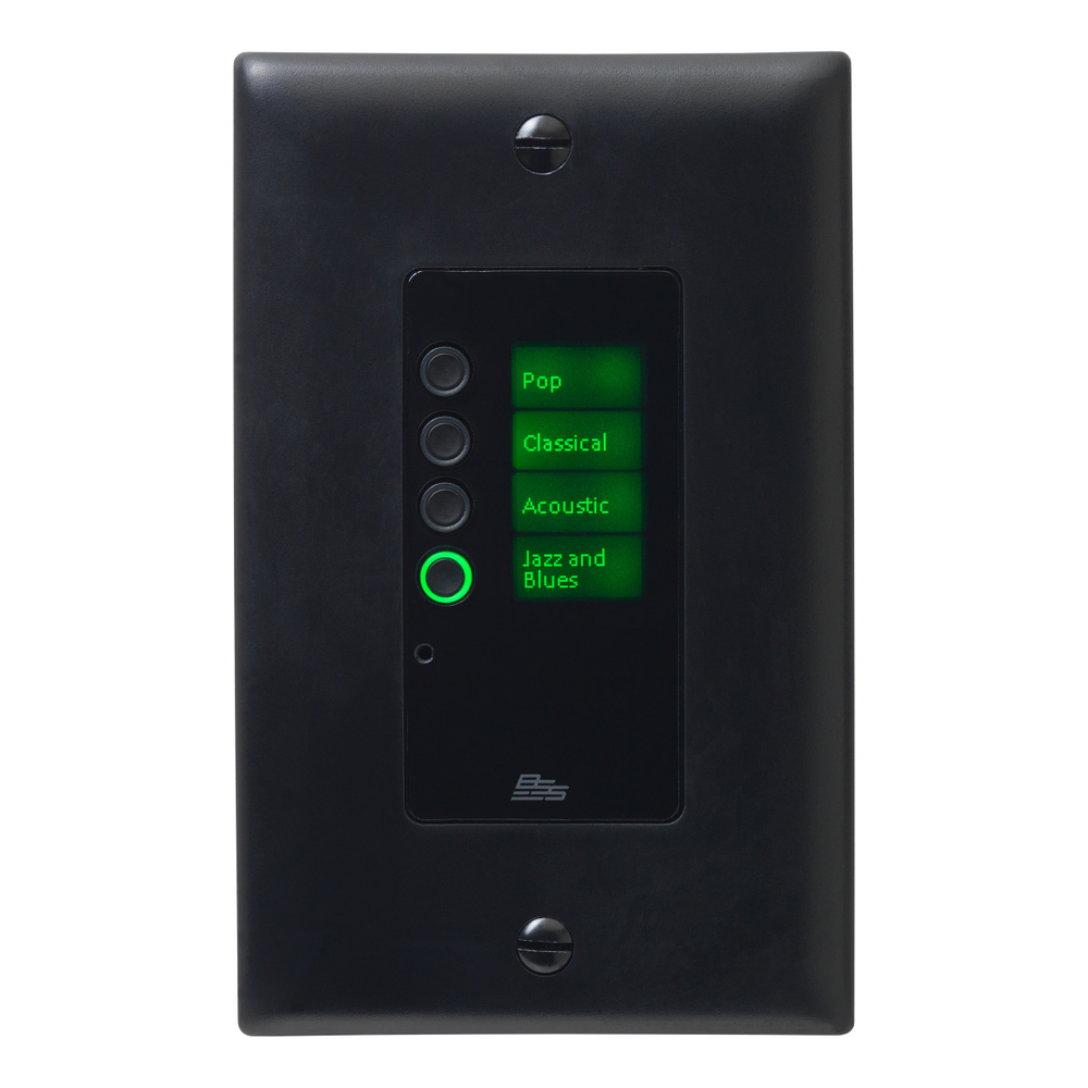 BSS EC-4B-BLK-EU Ethernet Controller with 4 Buttons (Black - EU)
