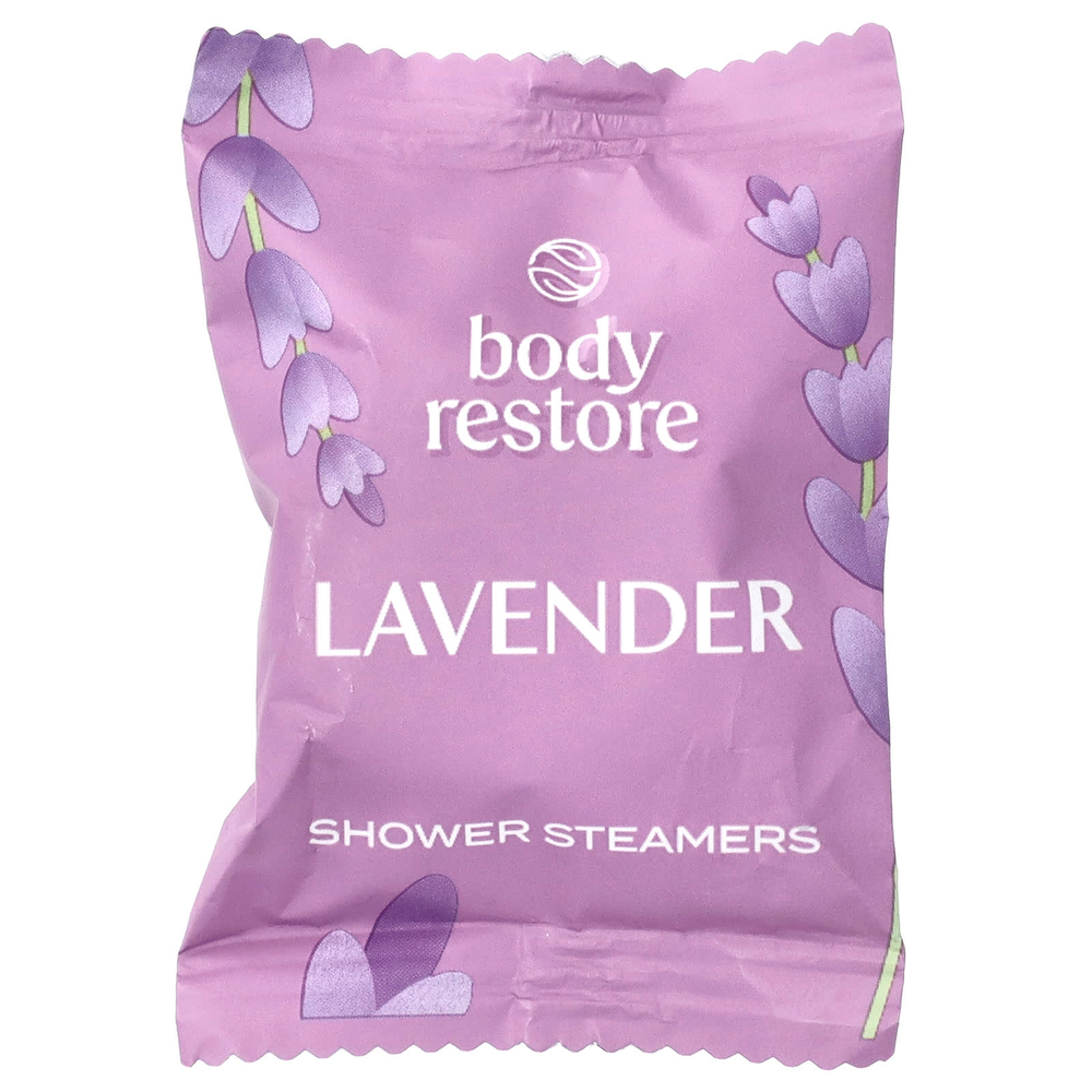 Body Restore, Пароварки для душа, лаванда, 15 таблеток, 13,2 унции