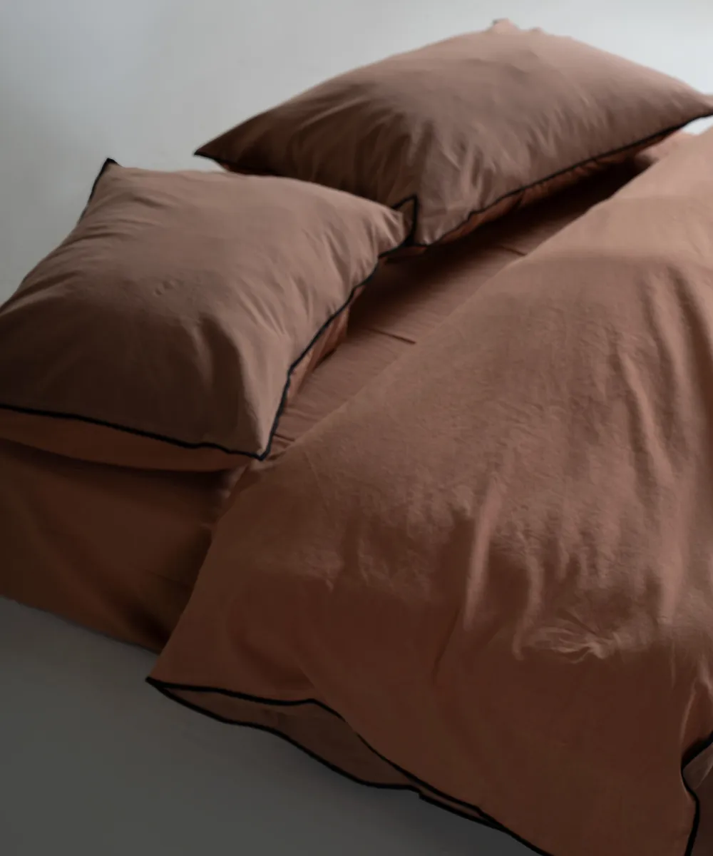 Lımasso КПБ 4 пр. Stonewashed Essualte Commencer-Wood Smoke пододеяльник 200*220, простынь 240*260, наволочки 50*70 2шт — фото 12