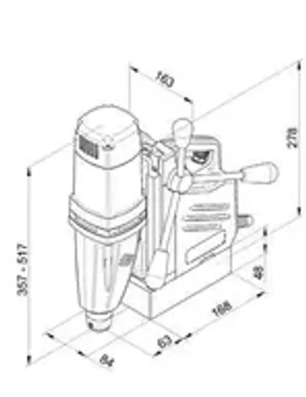Магнитный сверлильный станок BDS AirMAB-5000