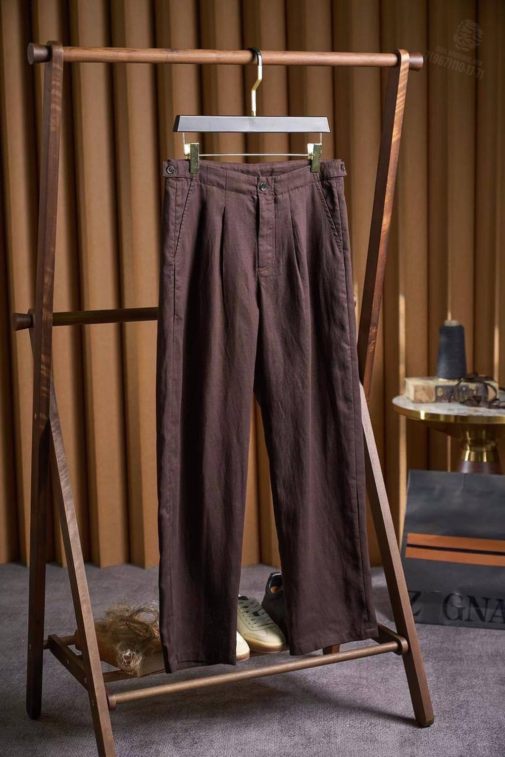 Льняной костюм Zegna