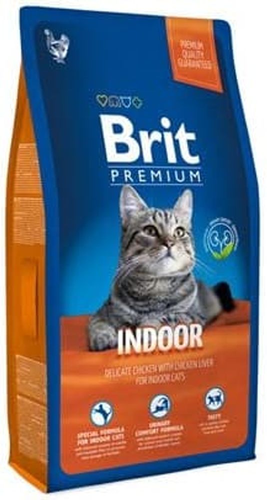 Brit Premium Сat Indoor 1,5кг. корм для кошек с курицей и печенью постоянно живущих в помещении Brit Premium Сat Indoor 1,5кг. корм для кошек с курицей и печенью постоянно живущих в помещении