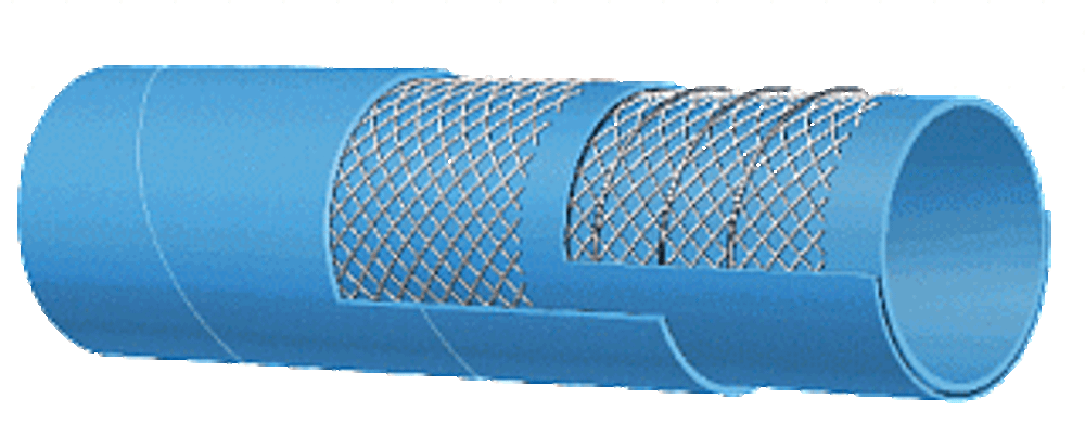 Рукав для кислот и химвеществ DN 025 P=16 серия 509OE (S&amp;D, UHMWPE) |