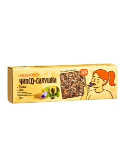 Чипсо-силушки лен-тыква, 300г