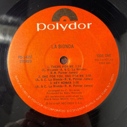 Винтажная виниловая пластинка LP La Bionda (США 1978)