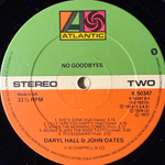 Daryl Hall & John Oates ‎– No Goodbyes (Англия 1977г.)