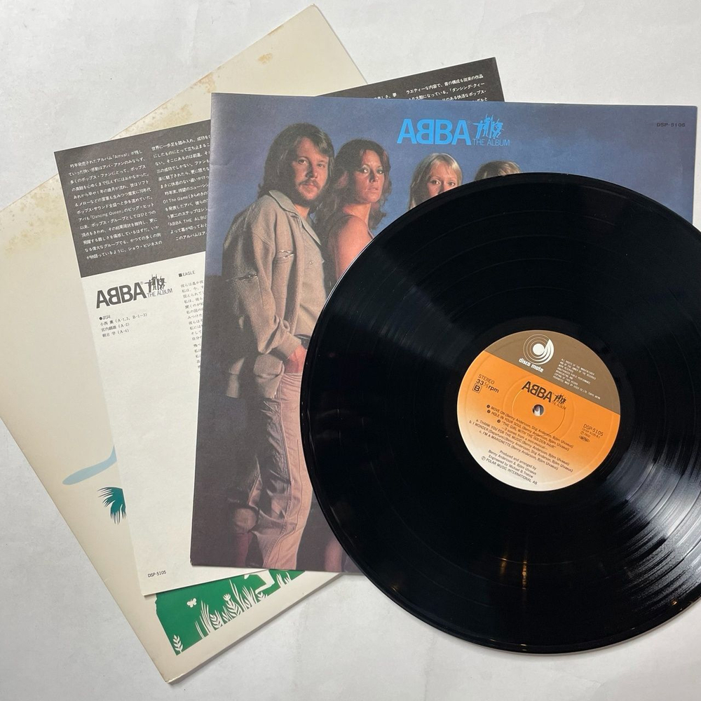 Винтажная виниловая пластинка LP ABBA Абба The Album Альбом (Japan 1978) (No Obi) Take A Chance On Me