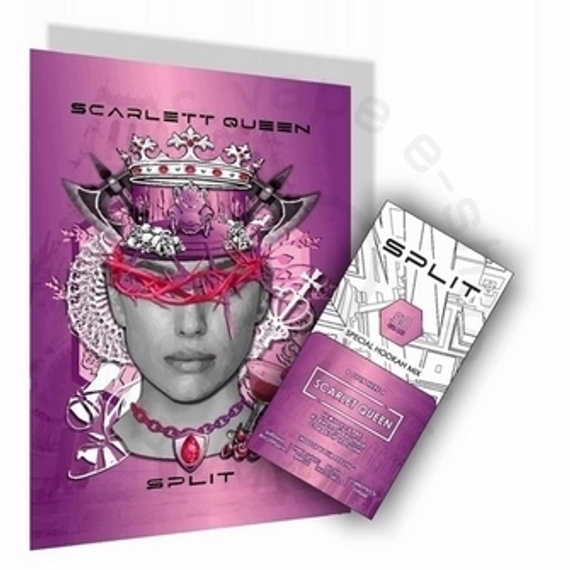 Кальянная смесь на основе чайного листа «SPLIT», вкус "Scarlet Queen", 50г (М)