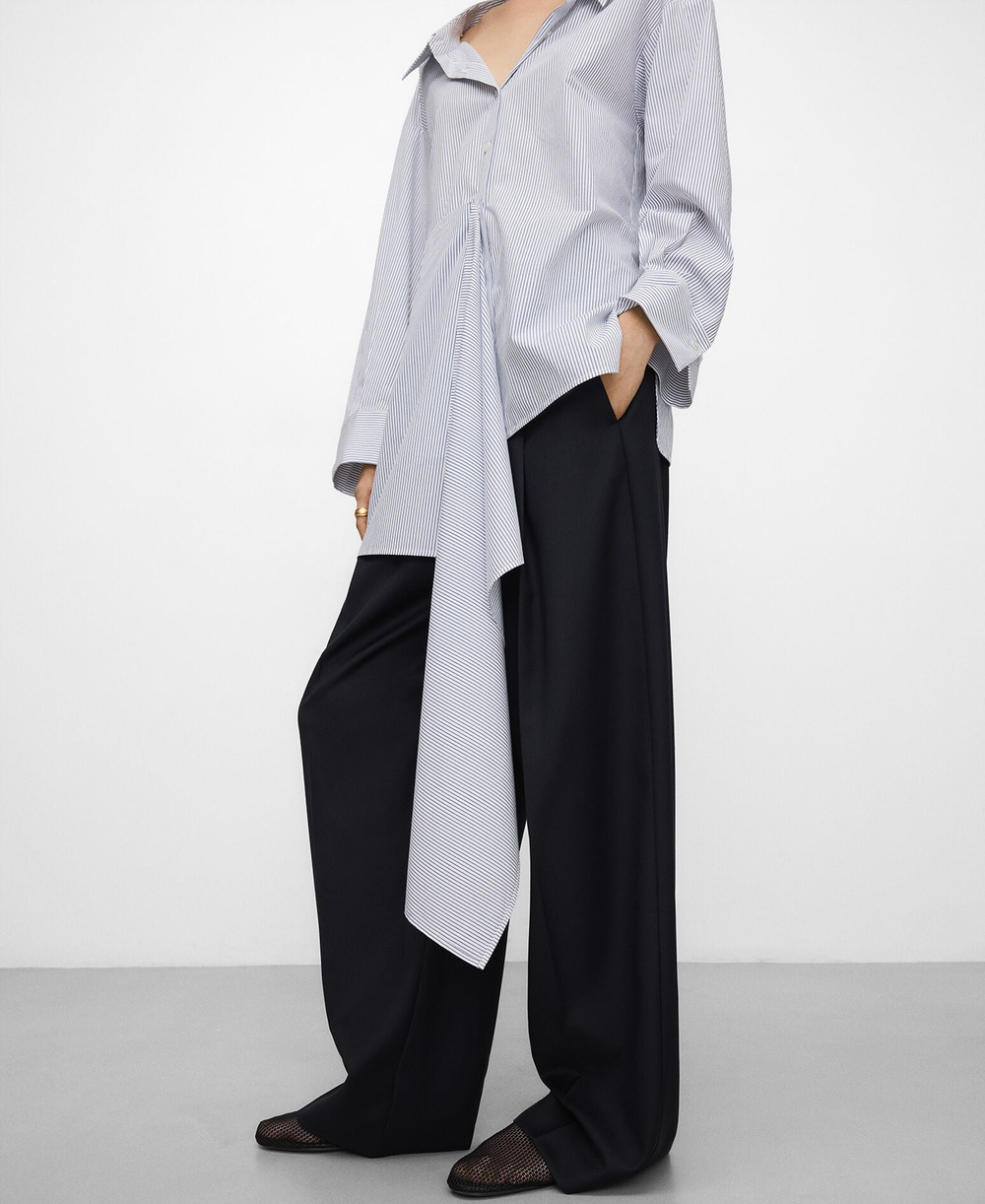 Adolfo Domínguez Рубашка в полоску, белый/голубой