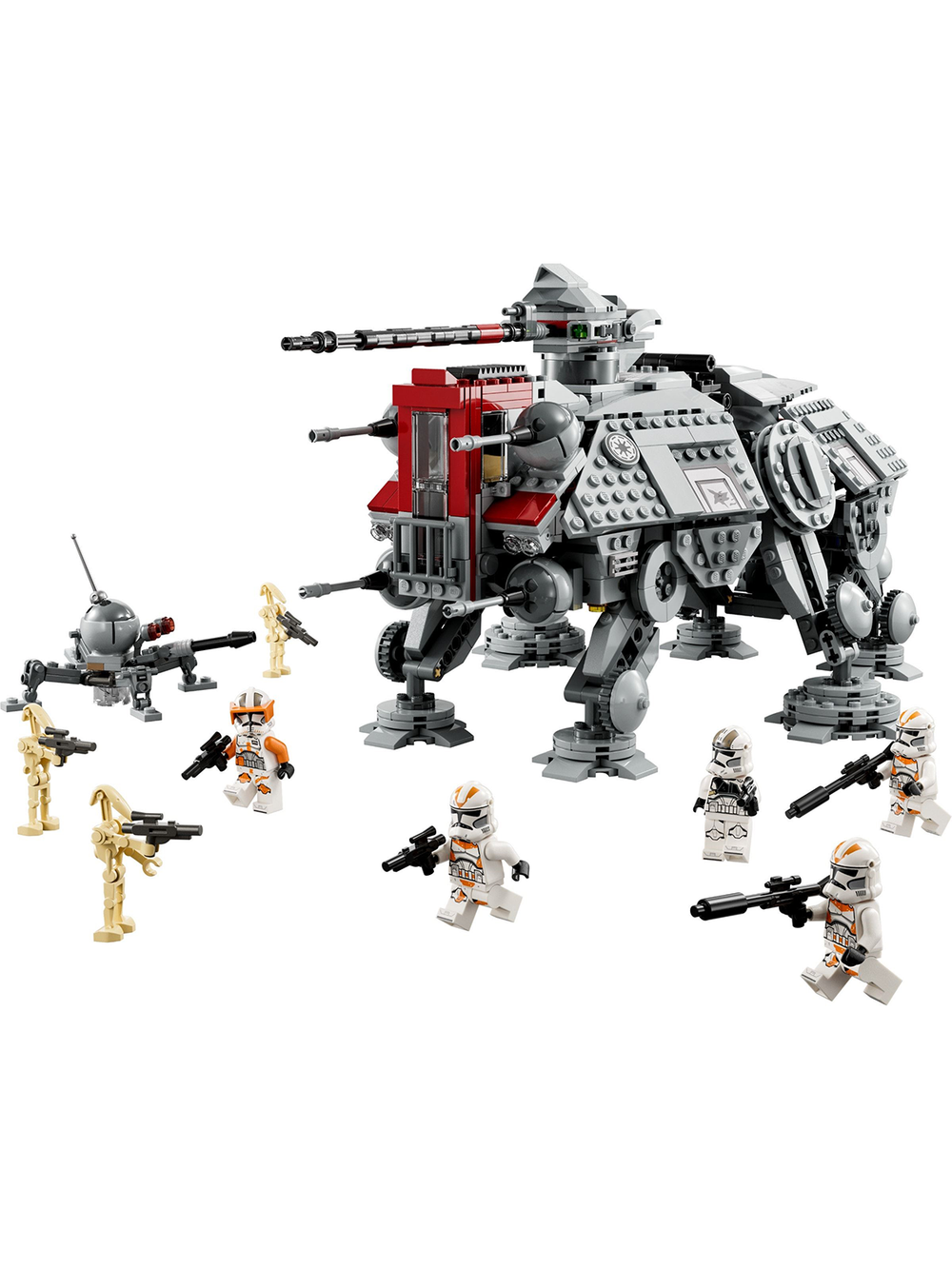 Конструктор Лего Звёздные войны Шагоход AT-TE | LEGO Star Wars AT-TE Walker 75337 — 1082 детали (9+)