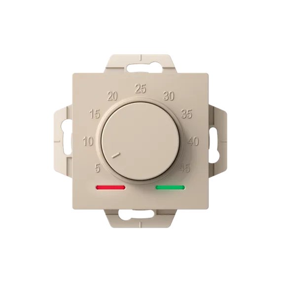 Терморегулятор электронный для теплого пола с датчиком Systeme Electric AtlasDesign Песочный ATN001235