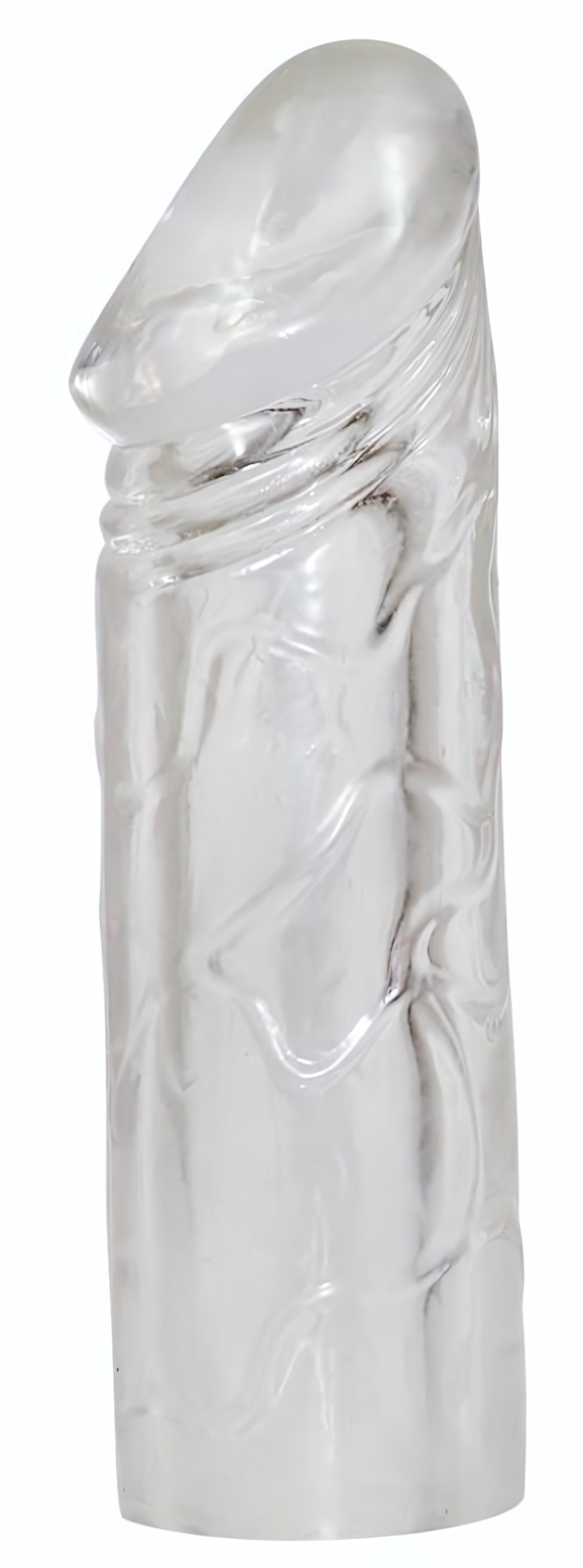 Удлиняющая насадка на пенис Mega Dick Sleeve Transparent (Цвет: прозрачный)