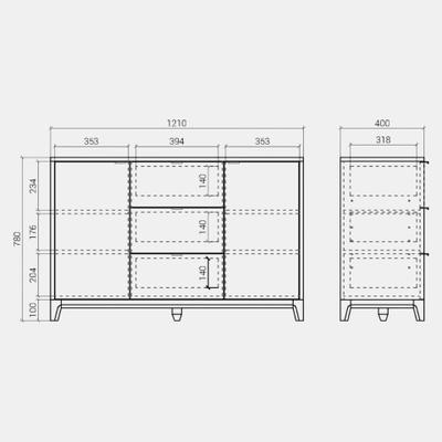 Комод Case CS039