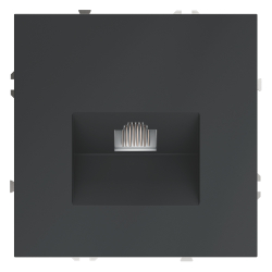 Розетка компьютерная встраиваемая VOLTUM S70 RJ45 кат.6, (графит)