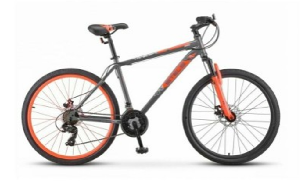 Велосипед 26" STELS Navigator-500 MD р.16" Серый/красный