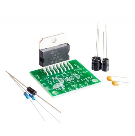 9V KIT Двухканальный усилитель мощности УНЧ TDA7297 2*15Вт 12В