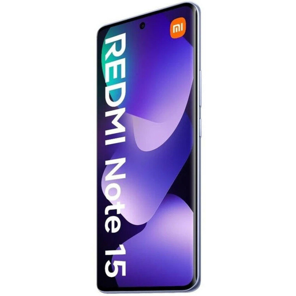 Смартфон Xiaomi Redmi Note 15 4G 6/128Gb, Ростест(ЕАС), 6.77", AMOLED, , NFC, Mist Purple (Фиолетовый)