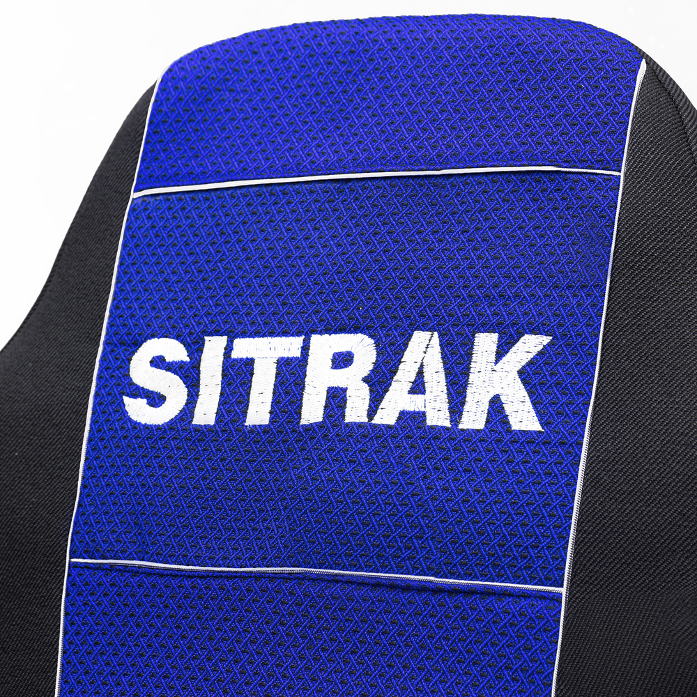 Чехлы Sitrak MAX; SITRAK C7H с 2024 г (полиэфир, черный, синяя вставка)