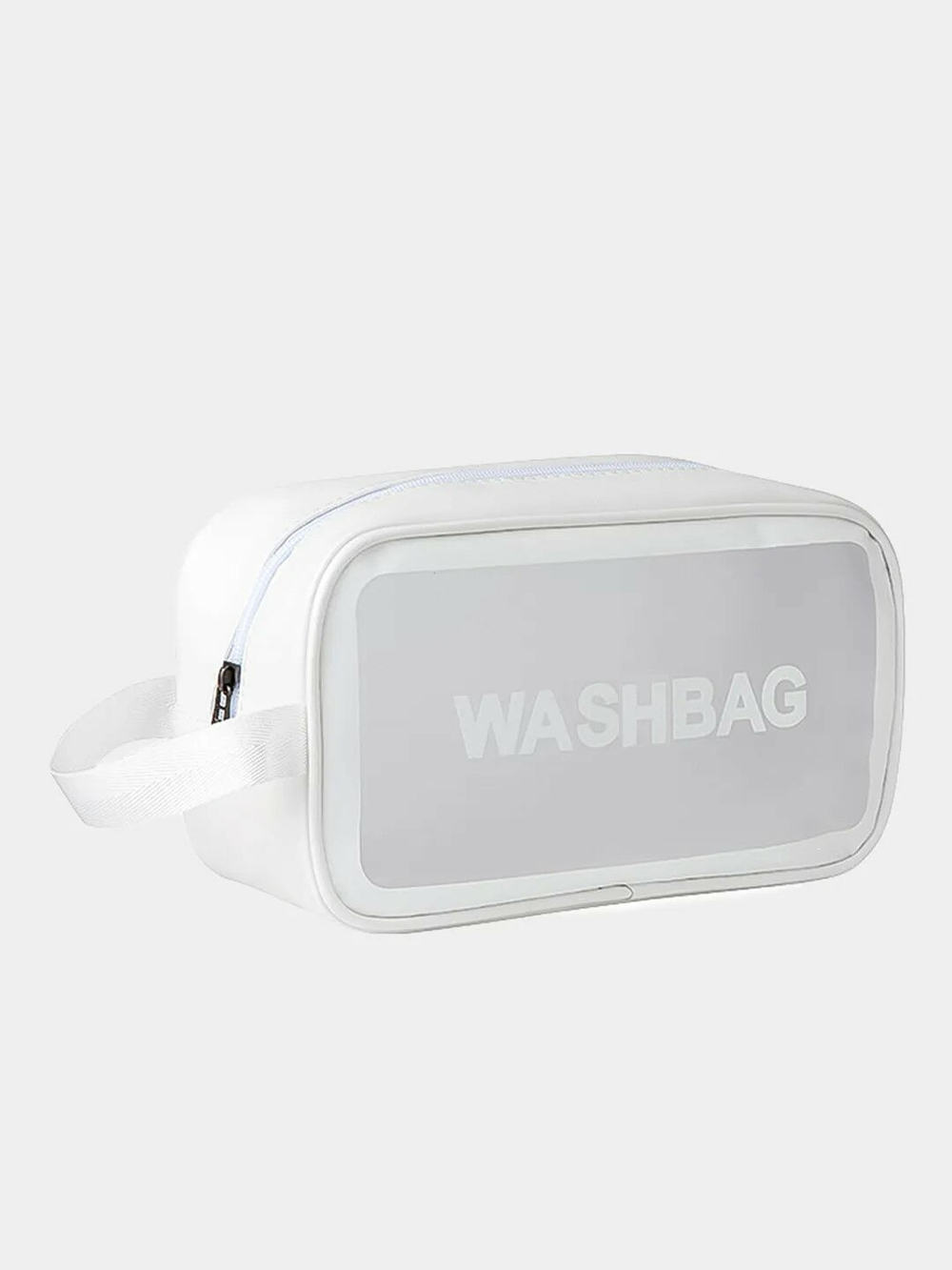Косметичка водонепроницаемая Washbag сумка с ручкой органайзер косметичка для бассейна душа роддома, белая 22*8*12см