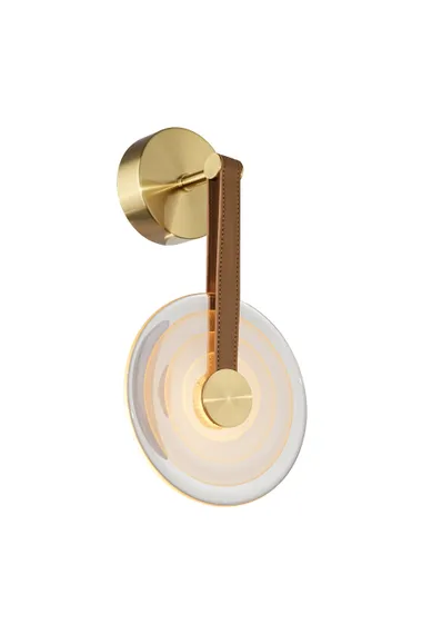 Светильник настенный светодиодный NewRgy 9442AW/1S GLOSSY SANDY GOLD, 5 Вт, золотой