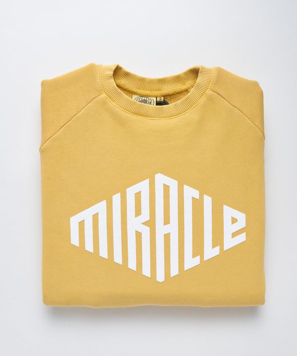 Толстовка White Logo Garment Dye Жёлтый - фото 2