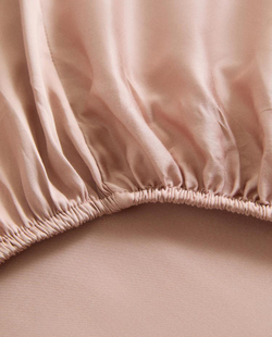 ZARA HOME НАТЯЖНАЯ ПРОСТЫНЯ ИЗ САТИНА | ВЫСОТА 30 СМ (300 НИТЕЙ), РОЗОВЫЙ