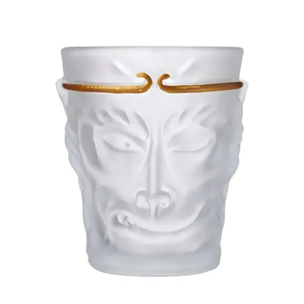 Чашка 240 мл чайно-кофейная без ручки матовая декор Monkey King Barista d 7,3 см h9 см Barbossa [1]