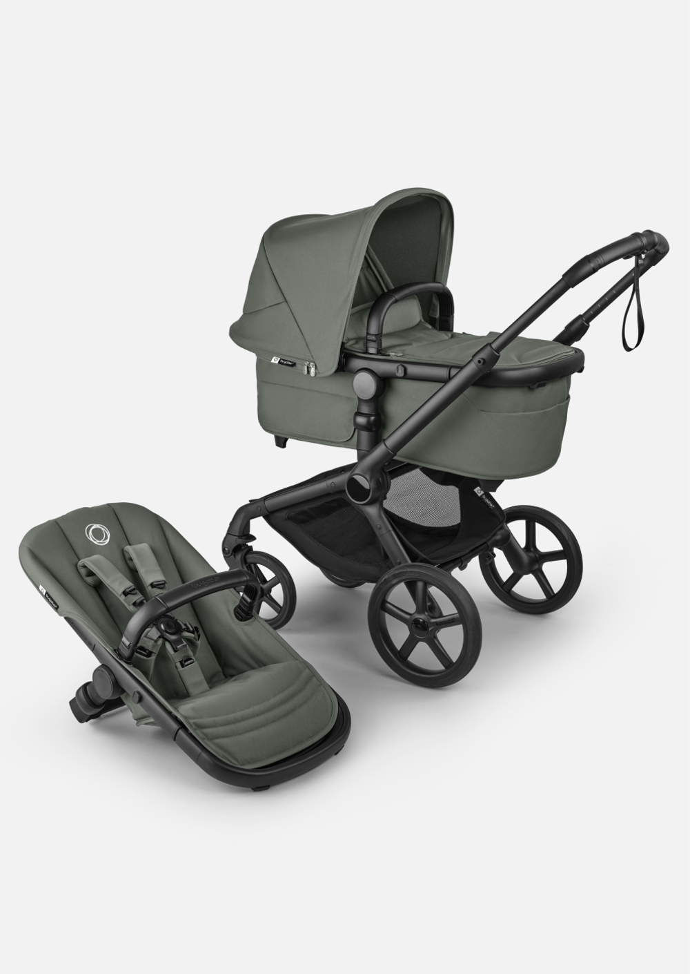 Bugaboo Коляска 2 в 1 Fox 5 Renew complete Black/Forest Green