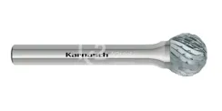 Борфреза твердосплавная Karnasch форма D, 6х4,7х6х50 мм, насечка HP-6, без покрытия, арт. 11.3034-055