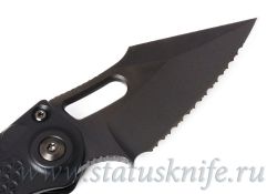 Нож Microtech Stitch Auto 169-3DLCTSH Serrated Shadowфотография - 6
