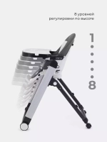 Стол-стул RANT "ONYX" RH502 Moon Grey